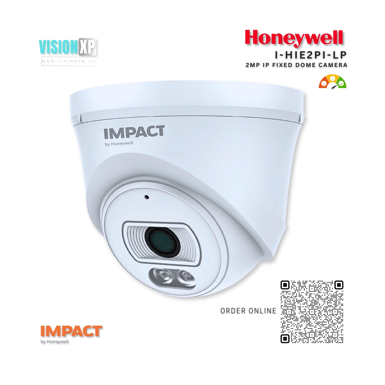 Honeywell Impact I-HIE2PI-LP 2MP IP Fixed Dome Camera Honeywell Impact I-HIE2PI-LP 2MP IP Fixed Dome Camera
